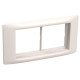 PRIMER Рамка и суппорт на 4 модуля 60мм белый IEK