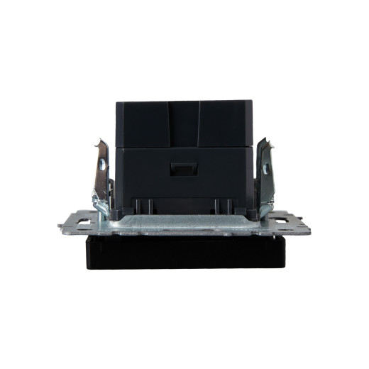 BRITE Роз. USB A+C 18Вт РЮ11-1-БрГ граф. IEK