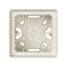 Simon 82 Detail Слоновая кость Коробка наружной установки 1-ая