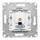 Механизм розетки TV, одиночная, белый Эпика EKF