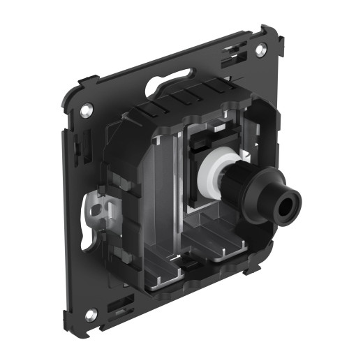 Розетка TV одиночная в стену, Avanti, закаленная сталь