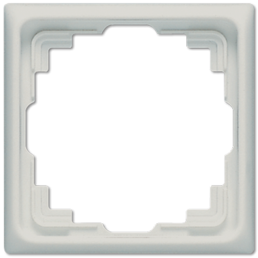 Рамка для инсталляции в кабельных каналах, однократная, светло-серая