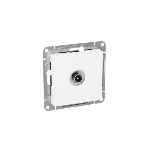 Механизм розетки TV, оконечная, белый Эпика EKF