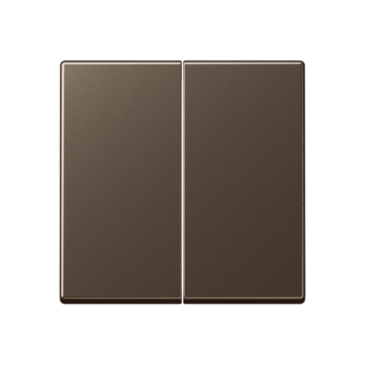 Двойная клавиша для балансирных механизмов выключателей (кнопок), в комплекте с AS90-5HP (крепежный элемент), возможно IP44, дюропласт, мокко, A500