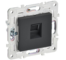 IEK SKANDY Графит Розетка компьютерная RJ45 кат.6 SK-K02G