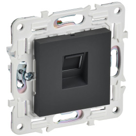 IEK SKANDY Графит Розетка компьютерная RJ45 кат.6 SK-K02G