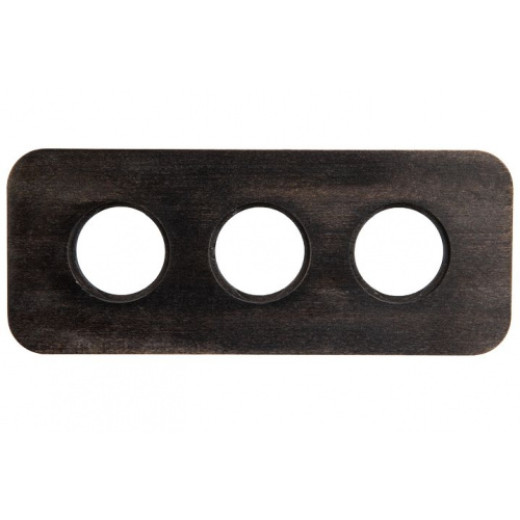 Шедель Верди Бук Угольно-черный Рамка 3-ая (скрытый монтаж)