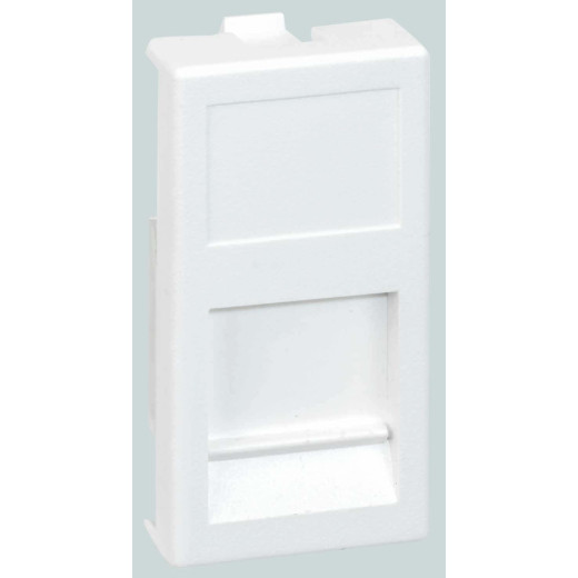 Адаптер на 1 RJ45 CJ545U(FM), CJ546U(FM), шторка, 22,5х45мм, SC, алюминий