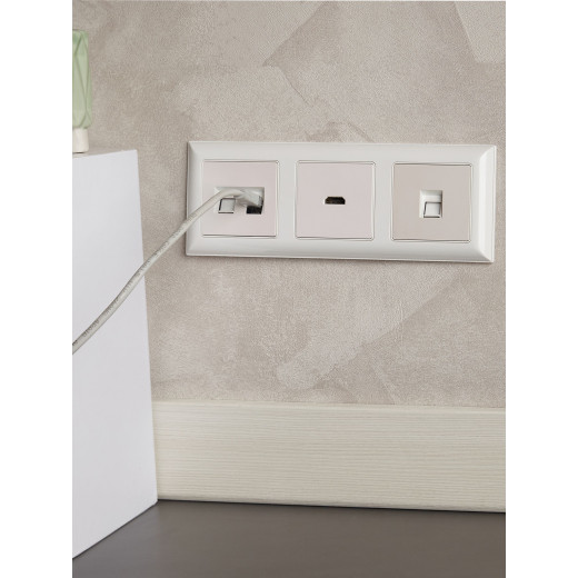 BRITE Рамка 3-мест. РУ-3-Бр бел./бел. IEK