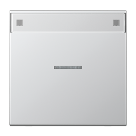 JUNG Клавиша для контрольного выключателя с подсветкой, с полем для надписи алюминий