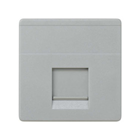 Simon 27 Мех Серый Адаптер на 1 RJ45(12) 75528-, 75540-, 75541-, 75544-39, широкий, шторки