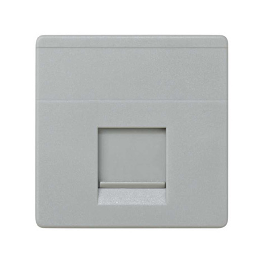 Адаптер на 1 RJ45(12) 75528-, 75540-, 75541-, 75544-39, широкий, шторки, S27, серый