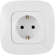 Valena ALLURE.Силовая розетка 2К+З 16А 250В с лицевой панелью.Безвинтовые зажимы.Белая