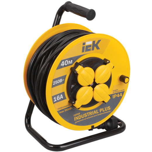 Катушка УК40 2P+PE/40м 3х1,5мм2 IP44 