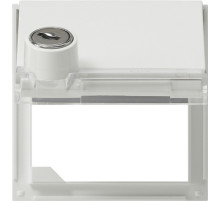 Gira Плата с крышкой с замком и полем для надписи (выбранные замыкания)