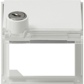 Gira Плата с крышкой с замком и полем для надписи (выбранные замыкания)