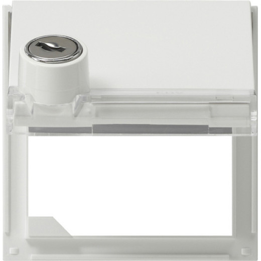 Плата с крышкой с замком и полем для надписи (выбранные замыкания)