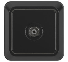 Розетка Intro Quadro 2-301-05 TV одиночная IP20 ОУ антрацит