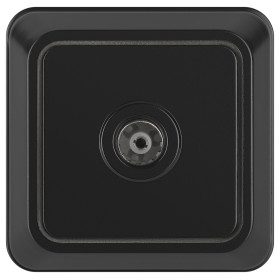 Розетка Intro Quadro 2-301-05 TV одиночная IP20 ОУ антрацит