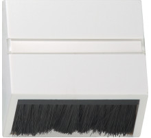 Gira S-55 Бел глянц Накладка для приборов с квадратной центральной панелью и наклонным выходом