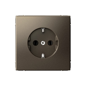 Systeme Electric ArtGallery Мокко Розетка с заземлением, 16А, механизм, быстрозажим. клем.