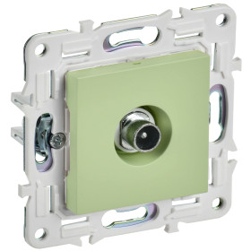 IEK SKANDY Мятный Розетка TV проходная SK-A17G