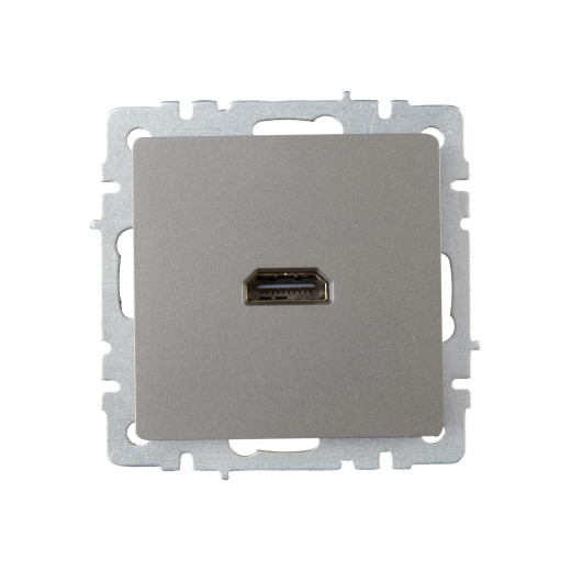 BRITE Роз. HDMI РHDMI-0-БрС сталь IEK