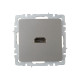 BRITE Роз. HDMI РHDMI-0-БрС сталь IEK