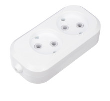 REXANT Колодка 2 гнезда без заземления.