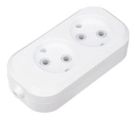 REXANT Колодка 2 гнезда без заземления.