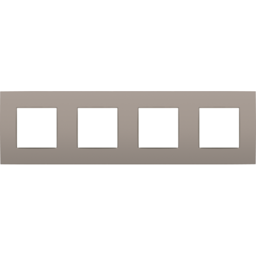 Рамка на 4 поста, бронза