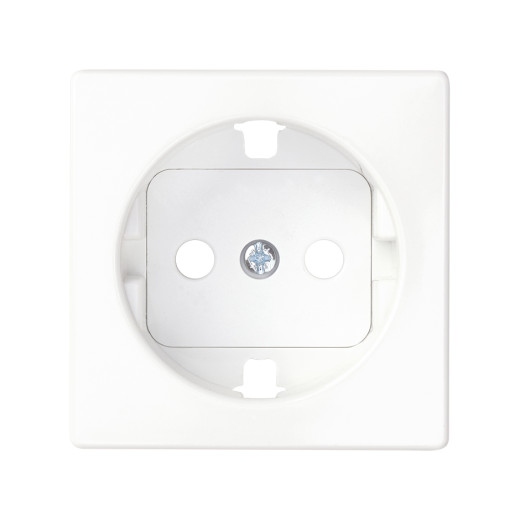 Simon 82 Бел Накладка розетки 1-ая с/з