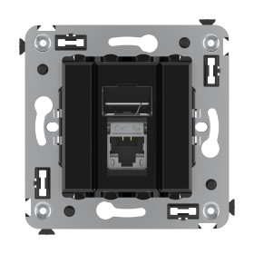 DKC Avanti Компьютерная розетка RJ-45 в стену, кат.5e одинарная экранированная, 