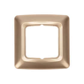KRANZ DEA Рамка 1-я горизонтальная Золотой Металлик
