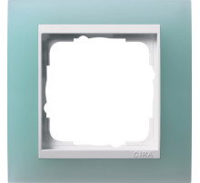 Gira Event Opaque Салатовый/Бел.глянц. Рамка 1-ая