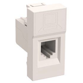 IEK PRIMER Розетка информационная RJ-45 UTP кат.5e, 1 модуль. РКИ-10-00-П