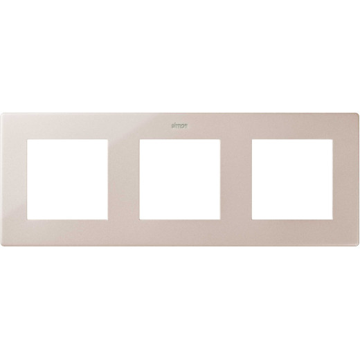 Рамка на 3 поста, шампань