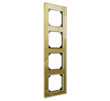 Schneider Electric Merten SM M-Elegance Стекло Золото Рамка 4-ая