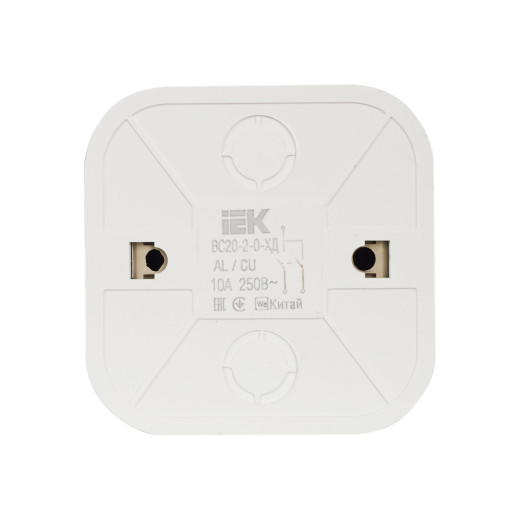 GLORY Выключ. 2-кл. о/у 10А ВС20-2-0-ХД дуб IEK