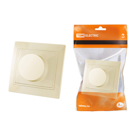 Светорегулятор поворотный RL300 Вт сл. кость 