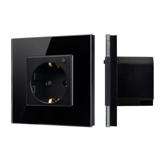 Розетка электрическая с Zigbee управлением SCT-OMALI-EUZB1-PL-BK (240V, 16A, Zigbee) (Arlight, -)