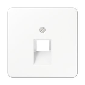 JUNG CD 500/CD plus Белая Накладка 1-ой наклонной ТЛФ/комп розетки