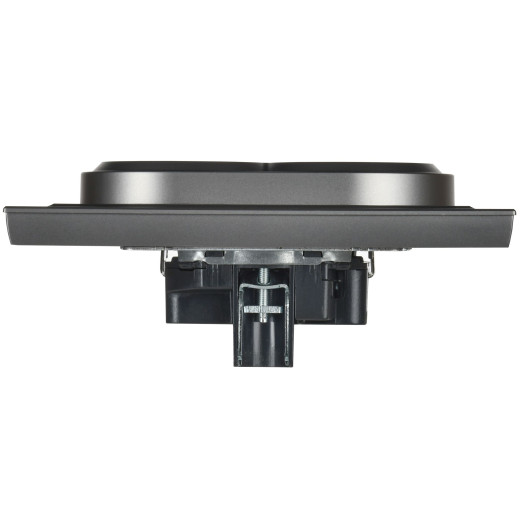 BRITE Роз. 2-я с з/к без з/ш 16А в сб. РС12-3-БрС сталь IEK