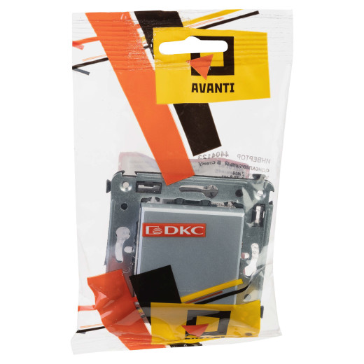 Инвертор одноклавишный в стену, Avanti, закаленная сталь