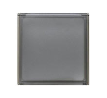 Simon 27 Play Серая Вставка декоративная с полупрозрачной откидной крышкой для рамок с вырезом под декор