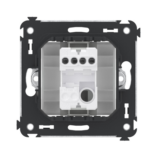 Кнопка одноклавишная в стену, Avanti, белое облако