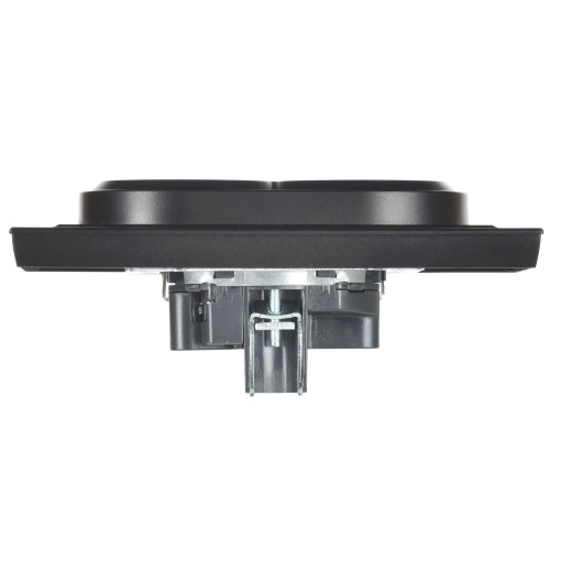 BRITE Роз. 2-я с з/к без з/ш 16А в сб. РС12-3-БрЧ черн. IEK