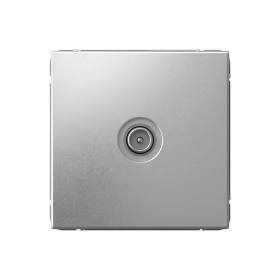 Systeme Electric ArtGallery Алюминий TV Розетка проходная 4DB, механизм