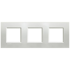 BT LL Серебро Рамка прямоугольная, 2+2+2 мод.