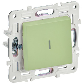 IEK SKANDY Мятный Выключатель 1-клавишный с индикацией 10А SK-V07G